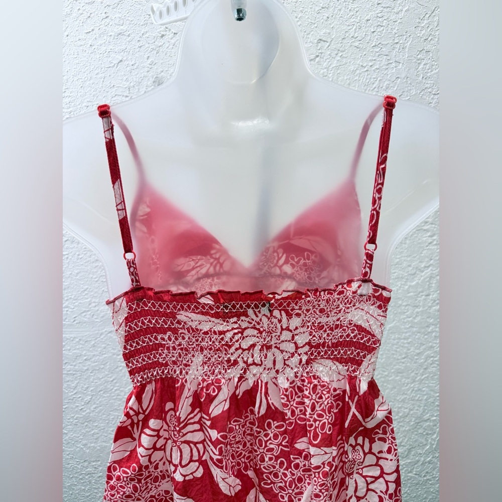 Red Floral Spaghetti Strap Camisole - Picture 8 of 12